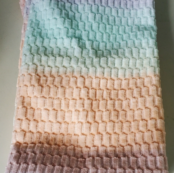 Deborah Connolly Ombrè Pastel/Sherbet Coloerd Hand Towels Set of 4 NWOT - Picture 3 of 5